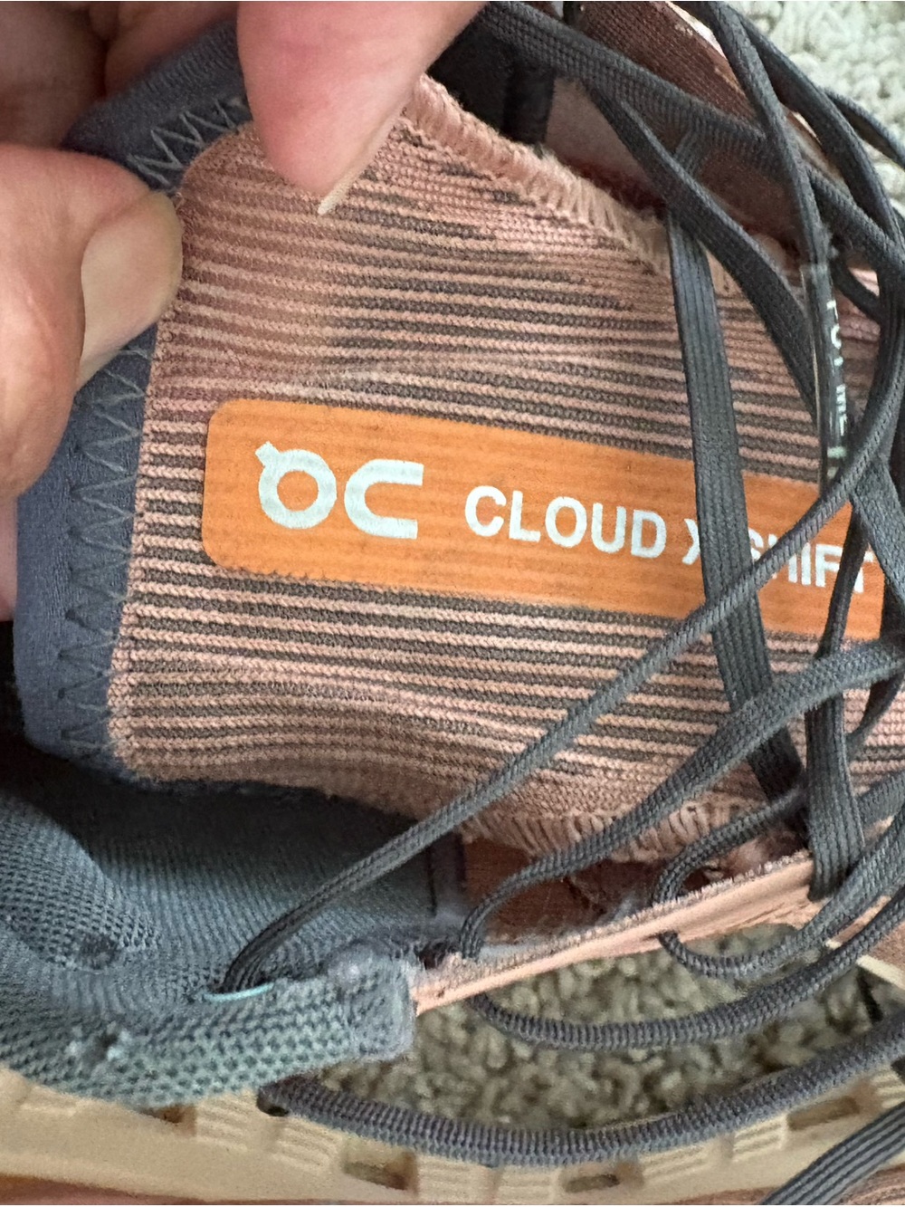 On Running Shoes in rusty pink and Brown - Picture 6 of 6